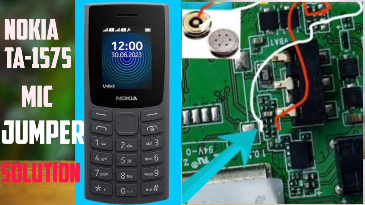 Nokia TA-1575 mic not working solution, line open jumper solution