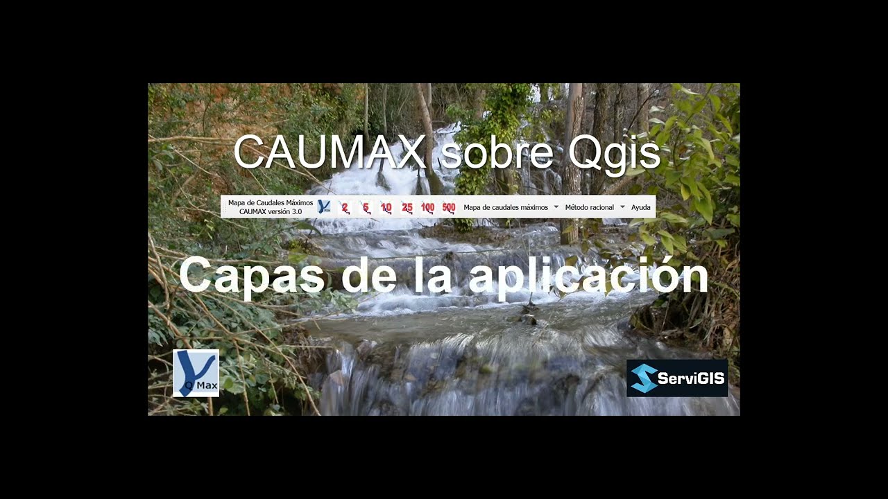 CAUMAX SOBRE QGIS: capas de la aplicación.