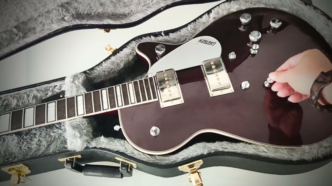 Analisis Guitarra Seleccionada Gretsch G5220 Electromatic Jet BT Dark Cherry Metallic P90 en ESPAÑOL