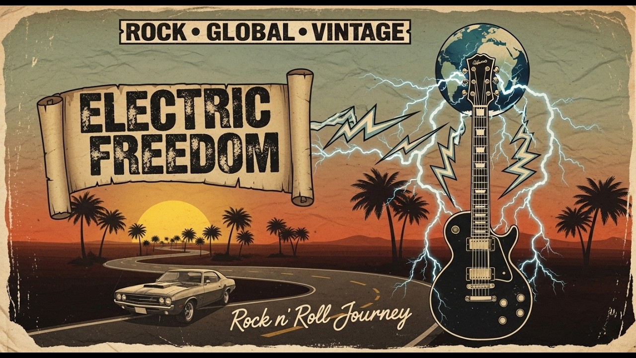 Best Rock Global Vintage 🎸 Electric Freedom 🔥 Rock n’ Roll Journey