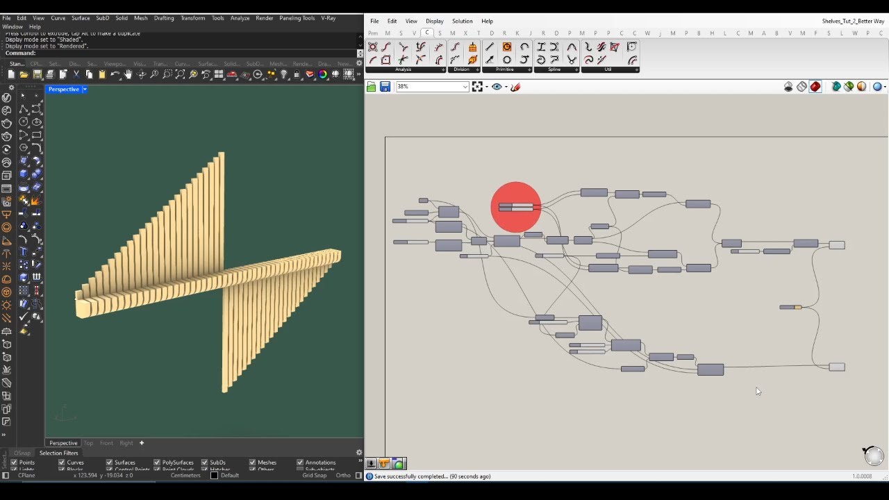 Grasshopper 3D - Parametric Shelf