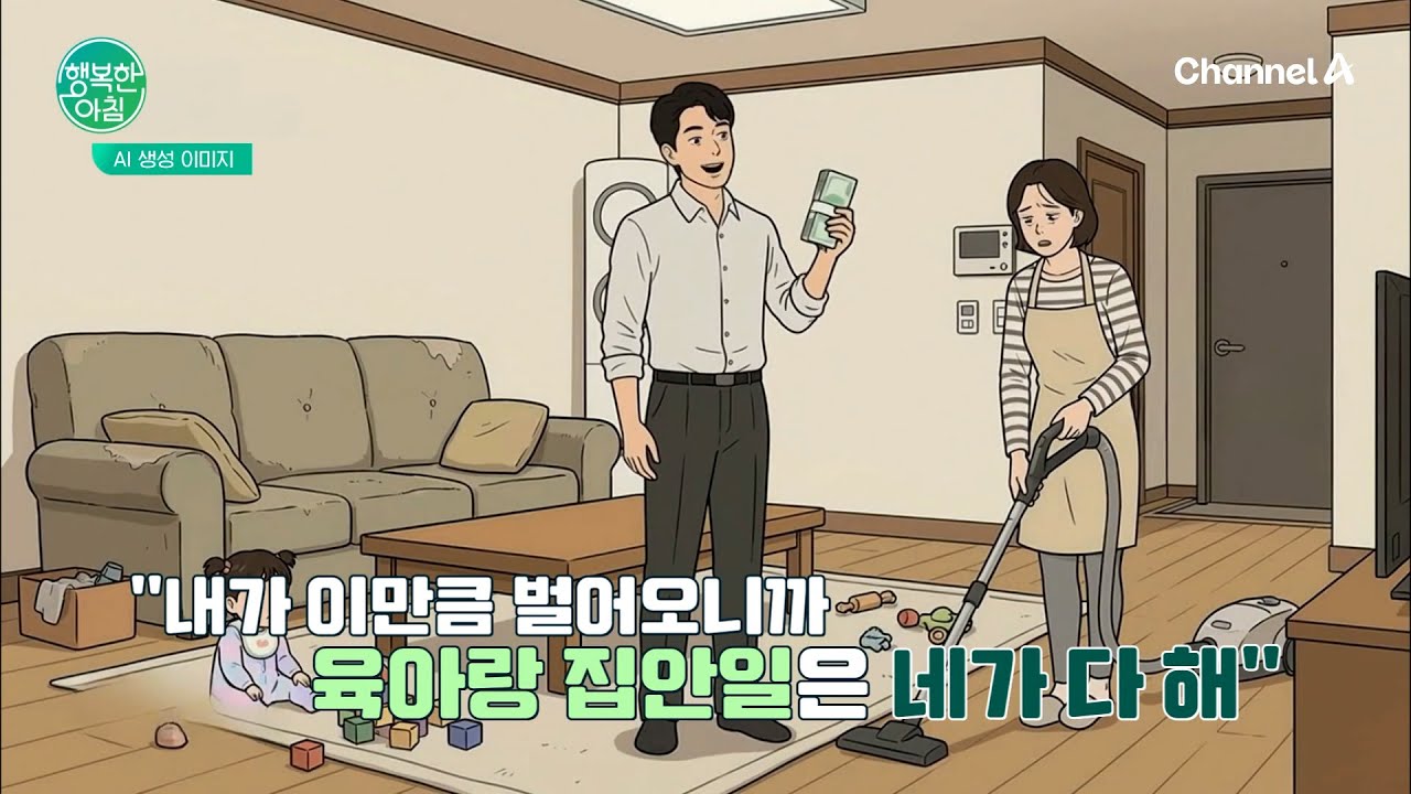 월 천만원 벌면 집안 일 끝? 남편의 심리는? | 행복한 아침 1794 회