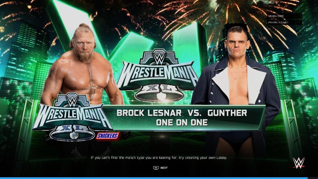 Gunther vs Brock Lesnar | Epic Match