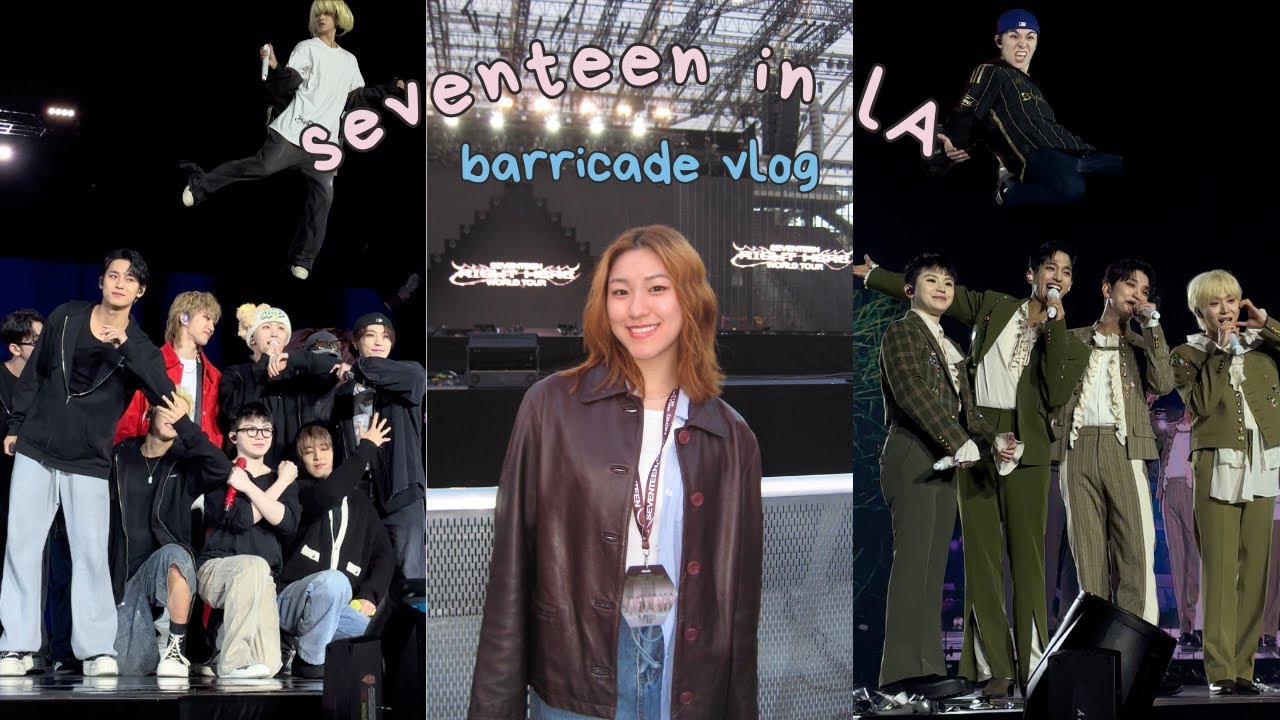 ВЛОГ SEVENTEEN BARRICADE: КОНЦЕРТНЫЕ ВЫХОДНЫЕ В ЛА 💎 ⋆˙⟡