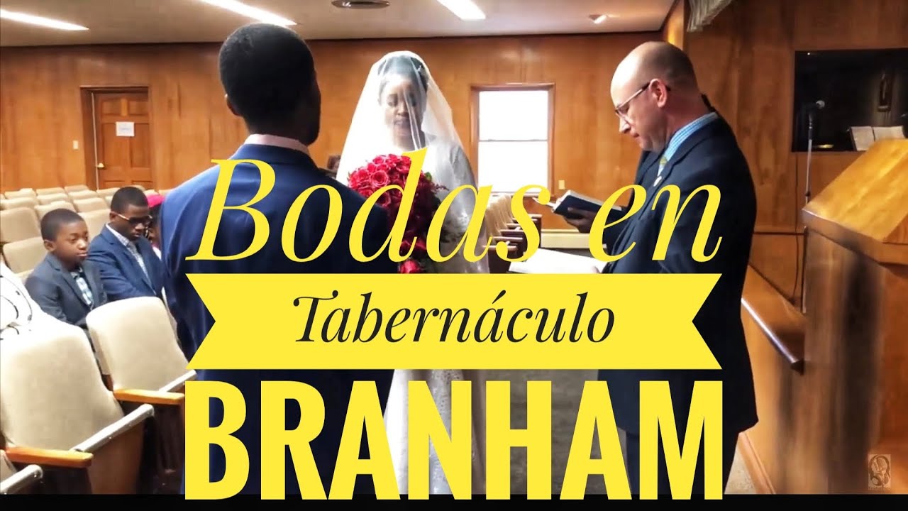 Oficialización de Matrimonio de hermanos del Congo en el Tabernáculo Branham por el Hermano Branham