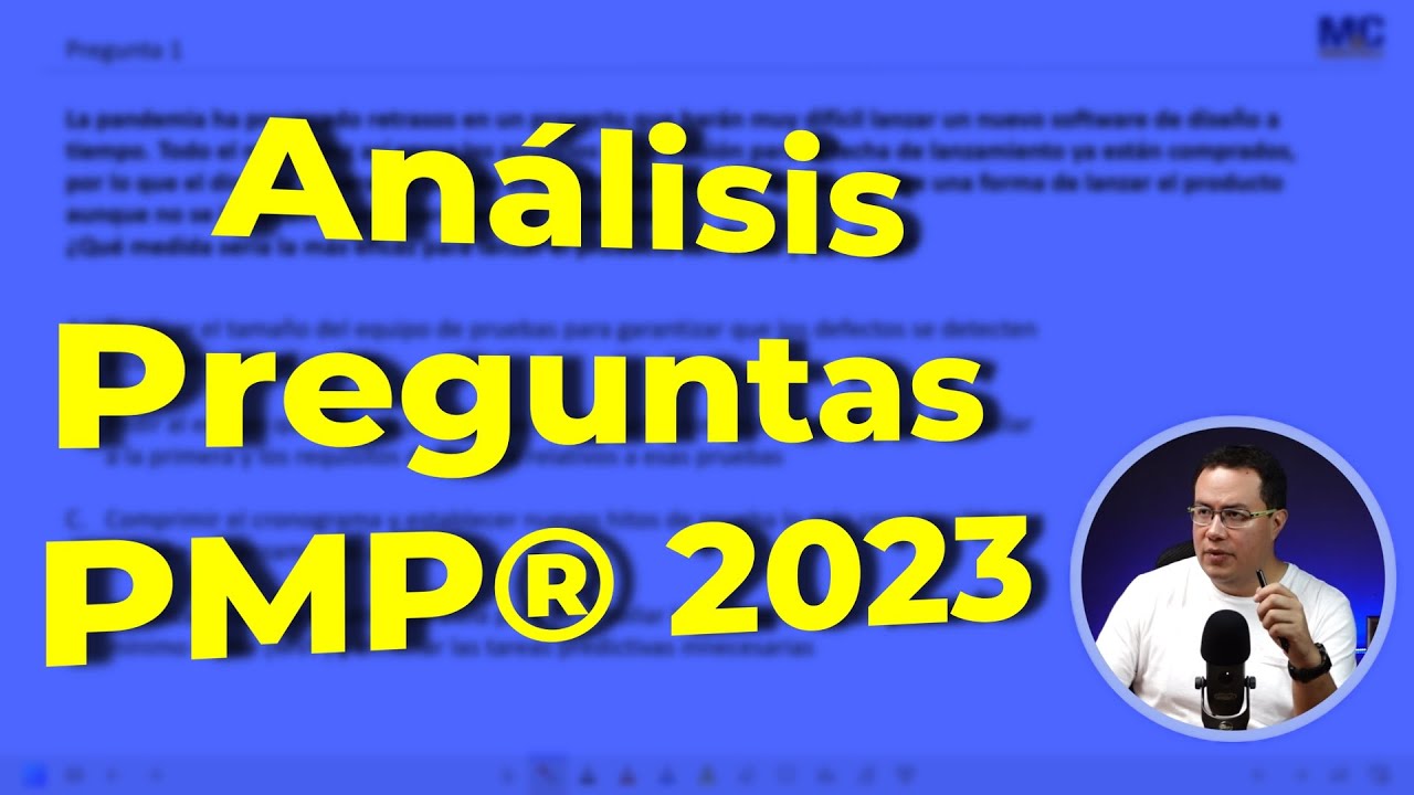 ¡Descubre como Analizar las preguntas del Examen PMP® en 2023!