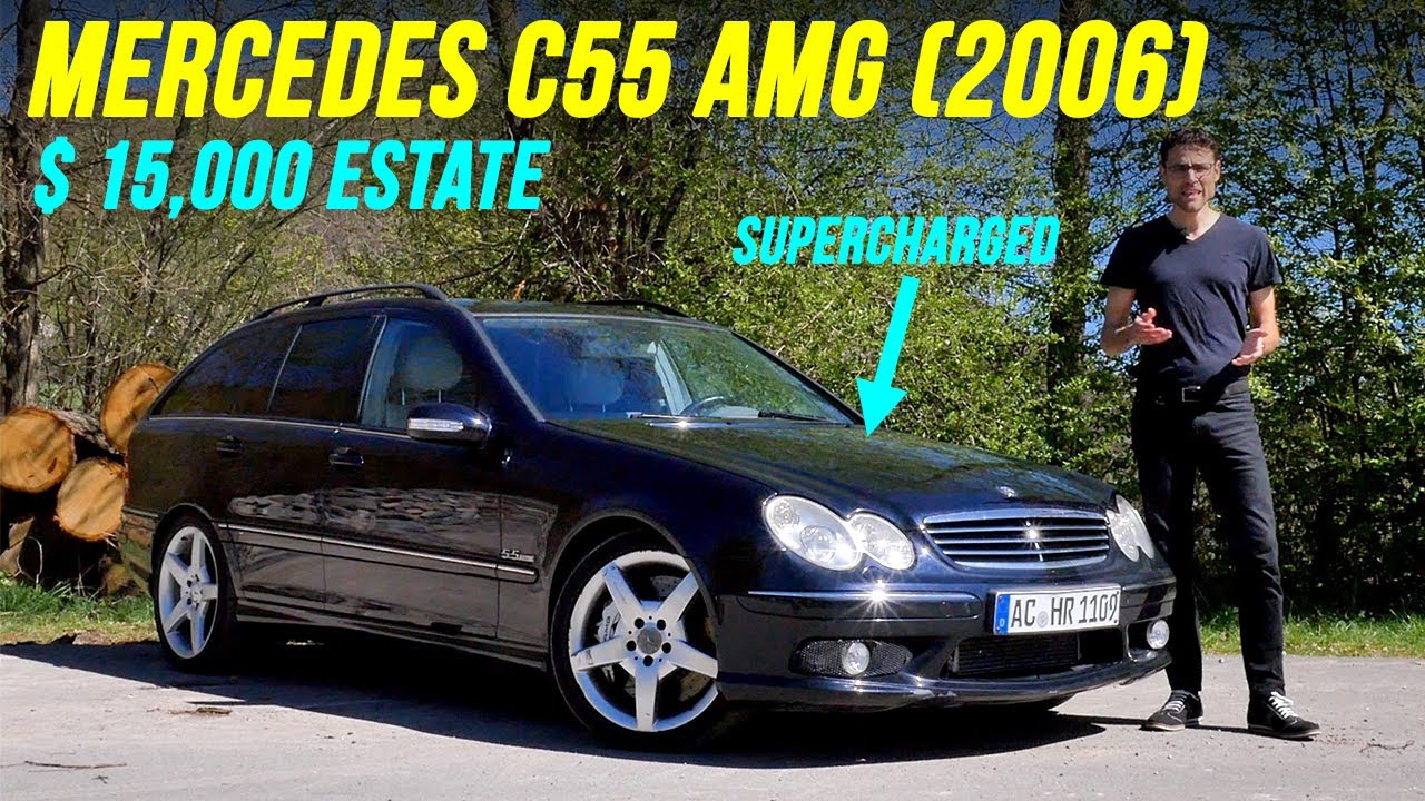 This 2006 Mercedes C55 AMG is an INSANE 570 hp V8 powerhouse estate 🤪 🏁 S203 W203 C-Class