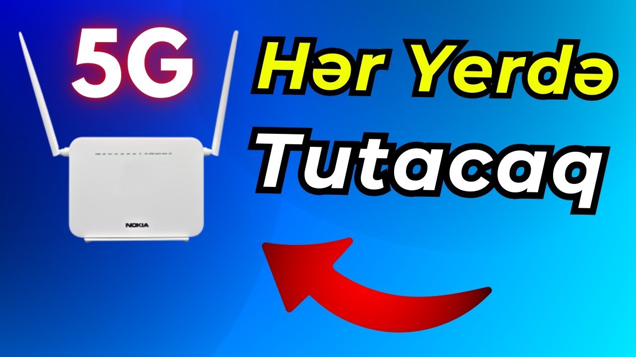 Bu Üsulları da Yoxla 😱 Nokia Modem 5 GHz və WiFi Məsafəsini Artırmaq