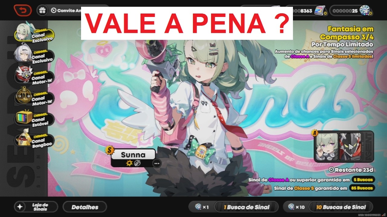 BANNER SUNNA / YIXUAN + MOTORES-W VALE A PENA? - ZENLESS ZONE ZERO (V 2.6)
