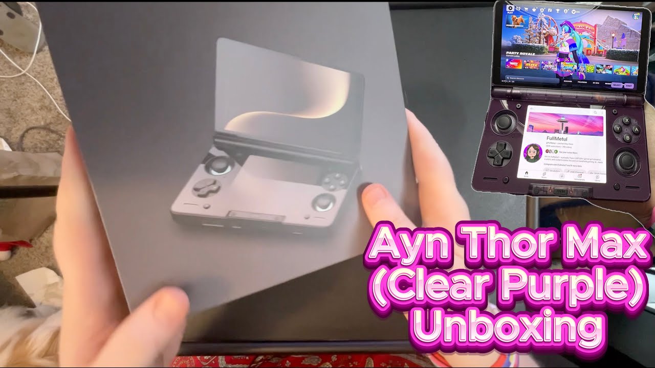 AYN Thor Max Unboxing & First Impressions | Is This the Ultimate Dual Screen Handheld?