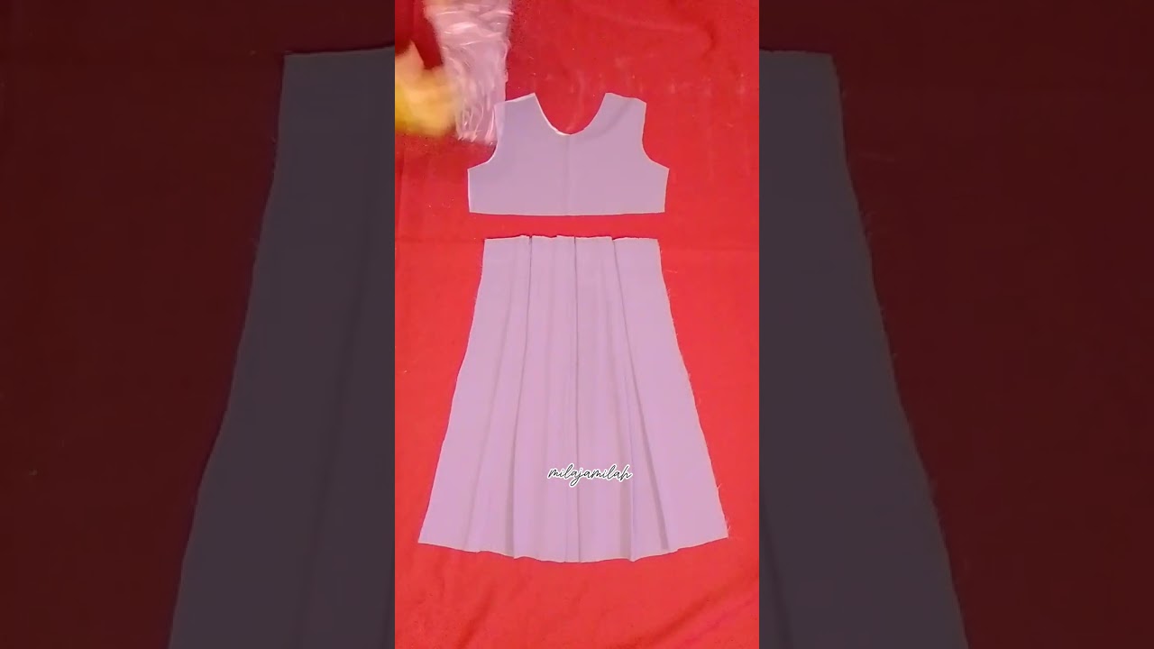 membuat baju anak kombinasi brokat #trikmenjahit #sewing #fashion #fyp #shortvideo