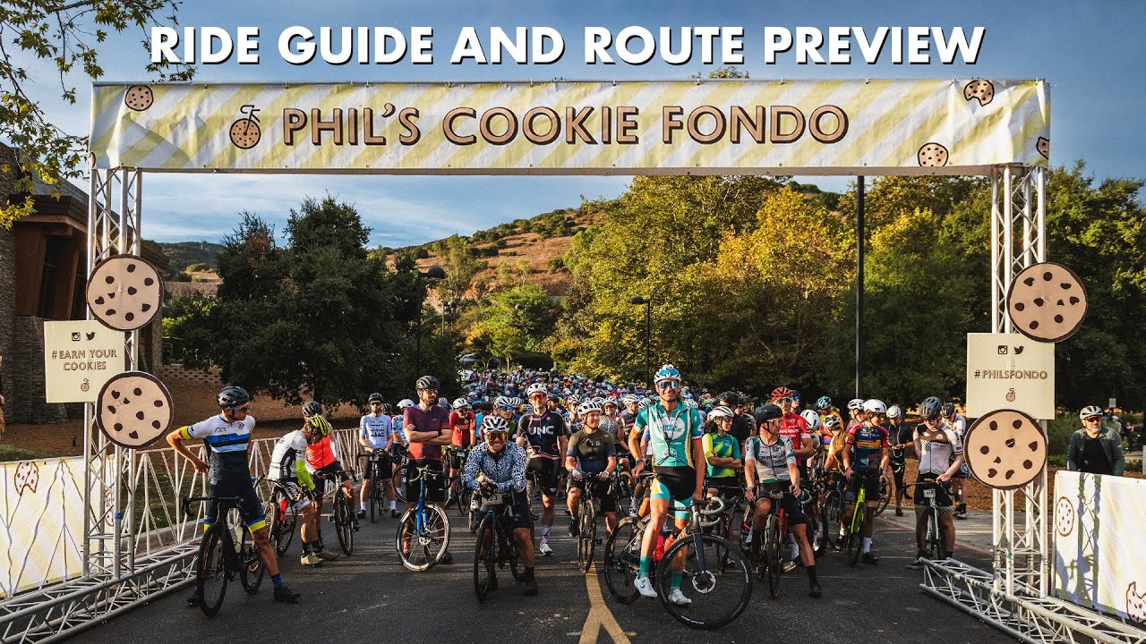 2025 PHIL'S COOKIE FONDO - OFFICIAL ROUTE PREVIEW - Chocolate Chip