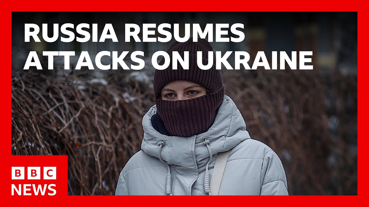 Russia resumes attacks on Ukraine, killing four in central Cherkasy region | BBC News