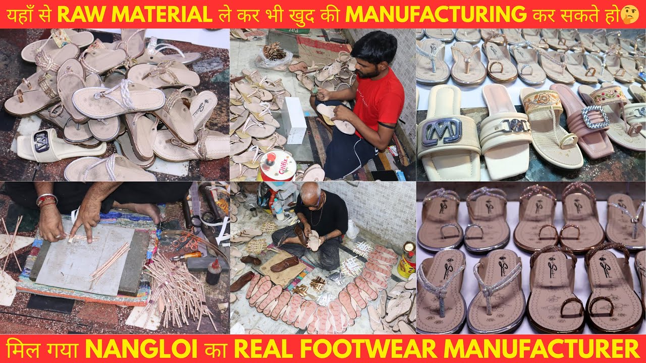 Real Ladies Footwear Manufacturer in Nangloi Delhi | Nangloi Footwear Wholesale Market
