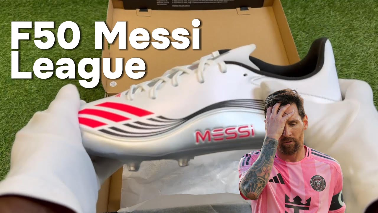 Adidas F50 Messi League FG/AG Boots Review - On Feet & Unboxing ASMR!