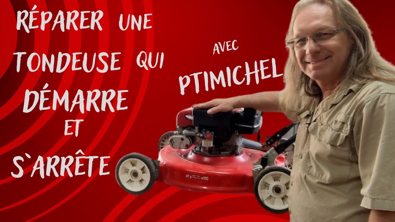 Tondeuse qui s`arrête après le démarrage ?