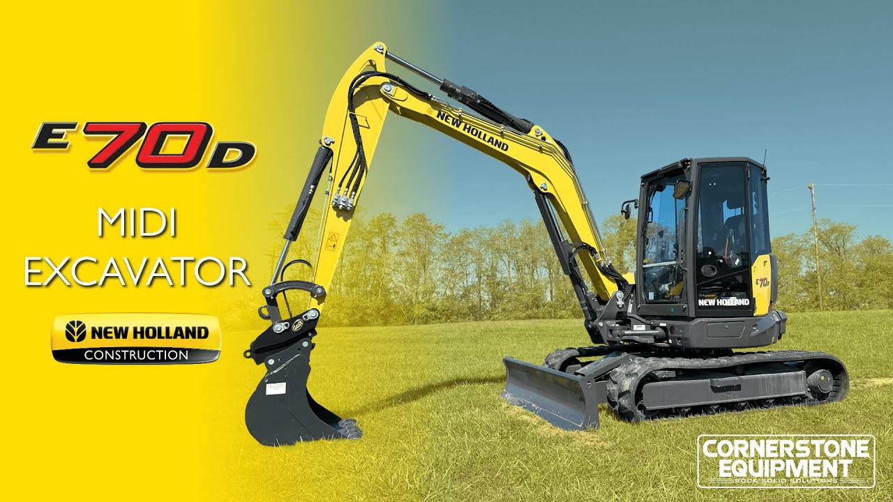 New Holland E70D Midi Excavator