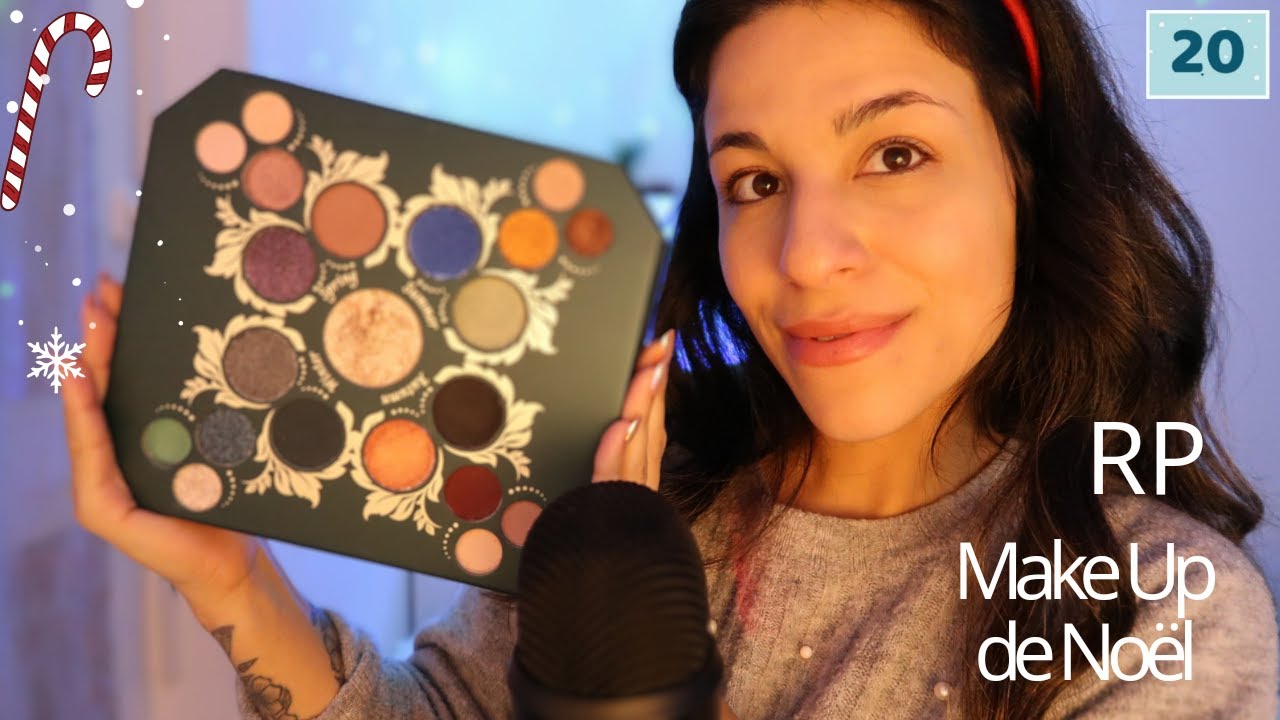 ASMR - JE TE MAQUILLE POUR NOËL 🌙 ATTENTION PERSONNELLE | ROLEPLAY