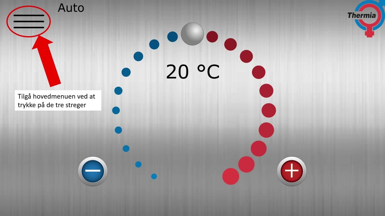Dansk - Thermia Varmepumper Instruktionsvideo Driftsdata