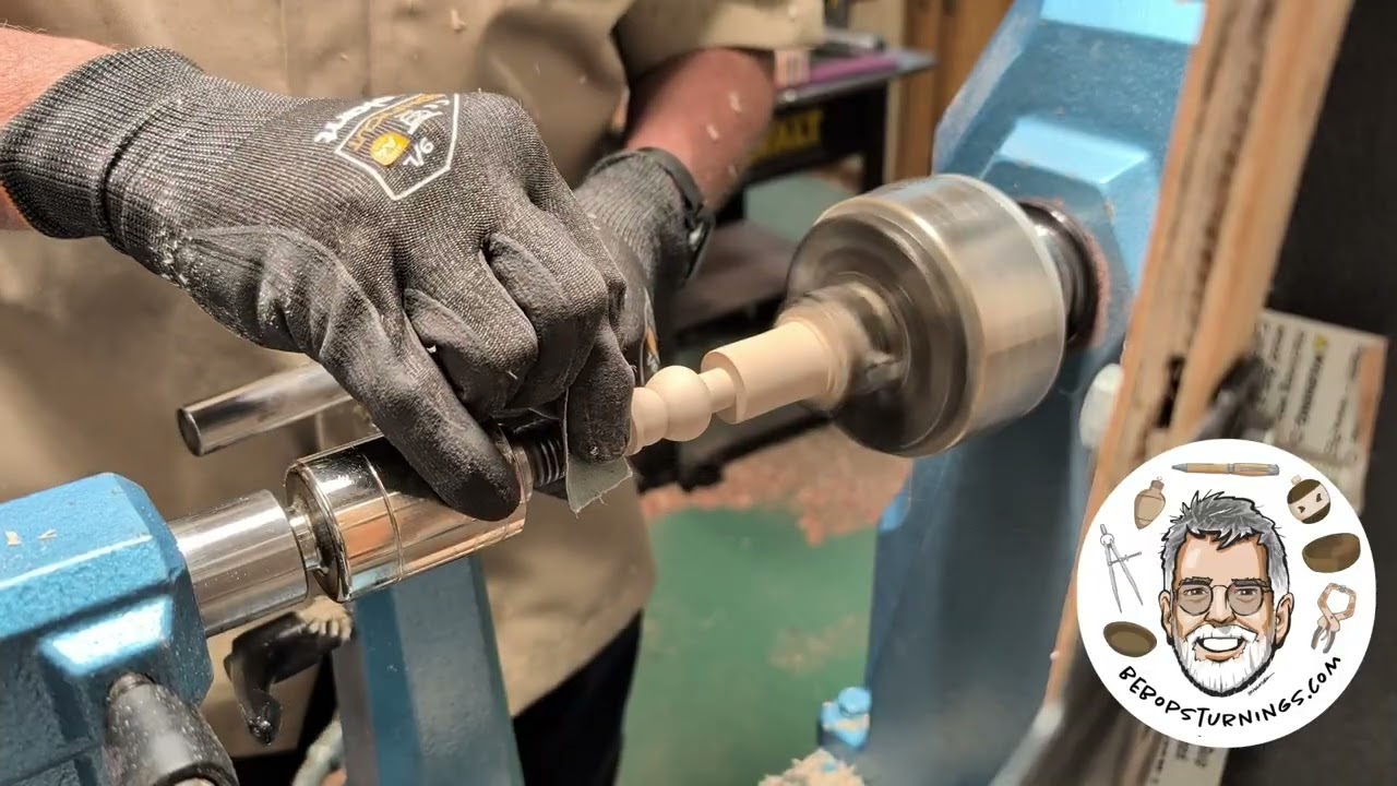 Turning Snowmen with a spindle gouge