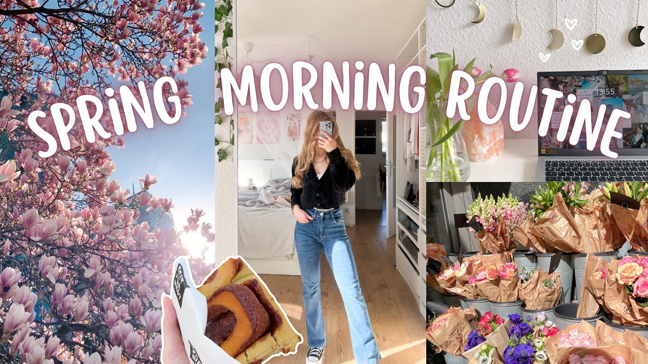 Morgenroutine für den Frühling | produktiv & aesthetic