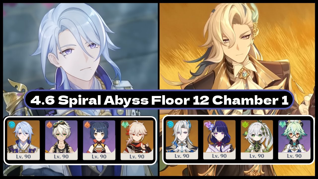 4.6 Abyss Floor 12-1: Ayato &  Neuvillette - Genshin Impact