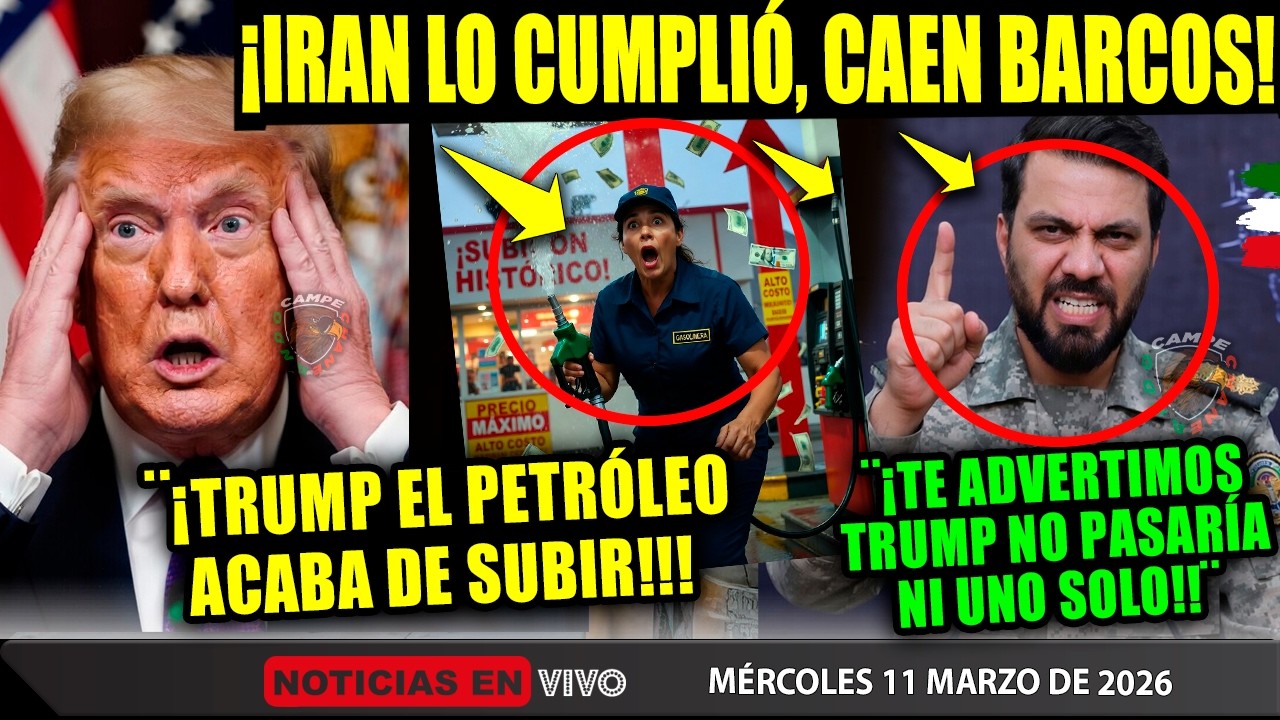TRUMP ¡DOS AVIONES DE EEUU SE CAEN! PETRÓLEO SUBE ¡IRAN CERRO AHORA! MÉXICO ¡SE BLINDA ESTA NOCHE!