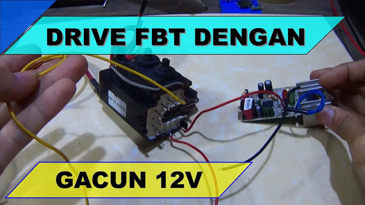 Generator tegangan tinggi dari gacun dan flyback