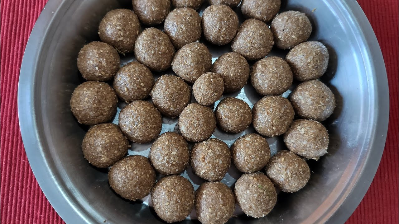 पौष्टिक तिळाचे लाडू 