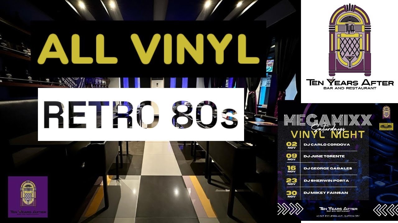 TEN YEARS AFTER (TYA) - MEGAMIXX VINYL SATURDAY NIGHT | RETRO 80S | BARRY WHITE | STEVE WALSH