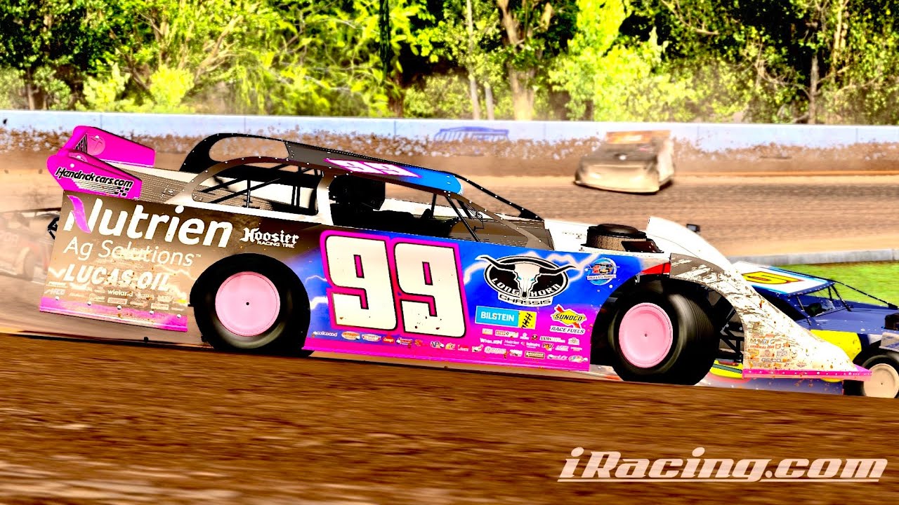 iRacing Dirt Pro Late Models at Weedsport