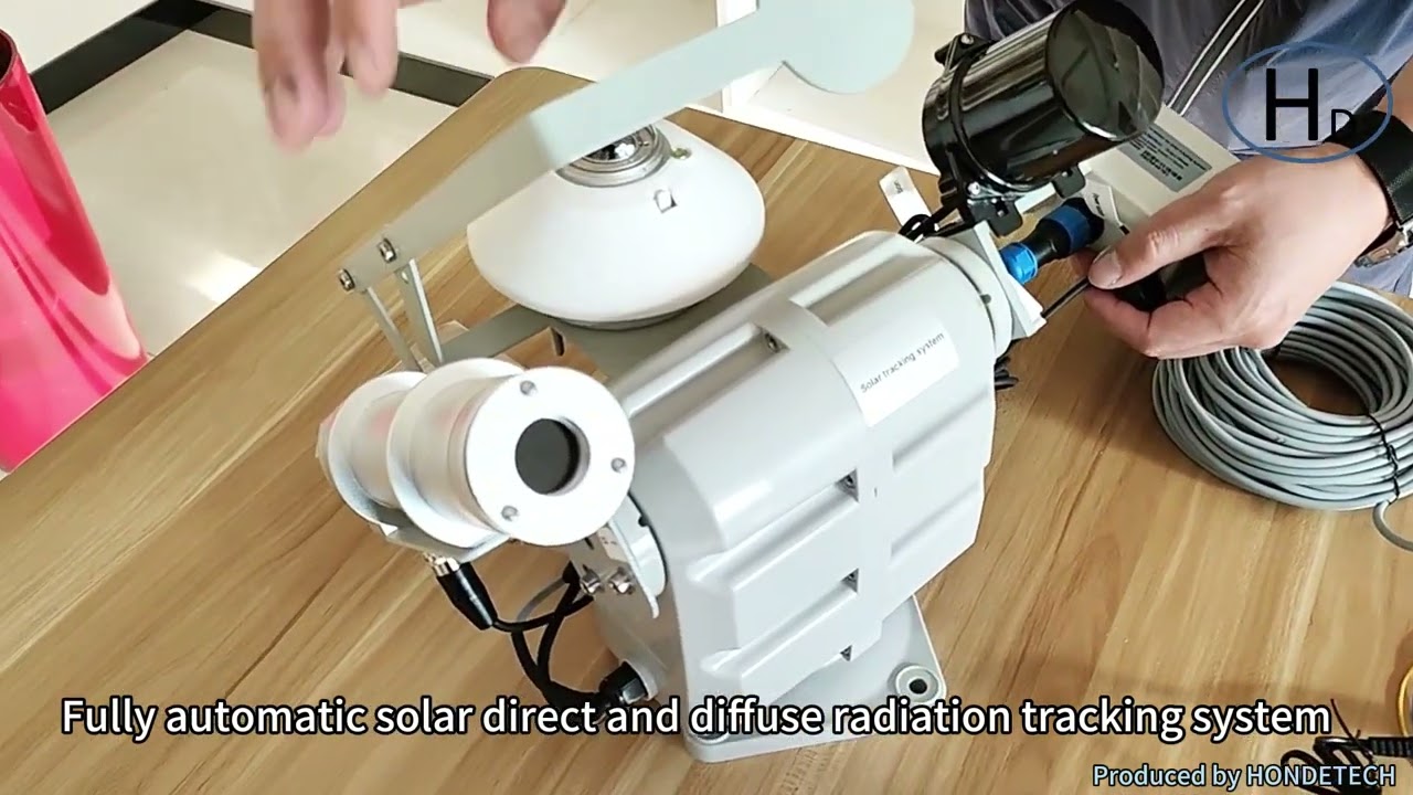Fully automatic solar direct and diffuse radiation tracking system