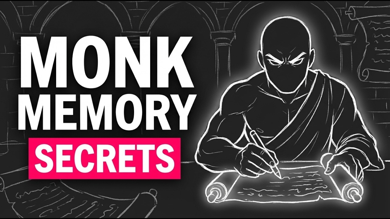 How Monks Memorize 10,000 Pages Without Writing a Single Note (It's Almost Unfair)