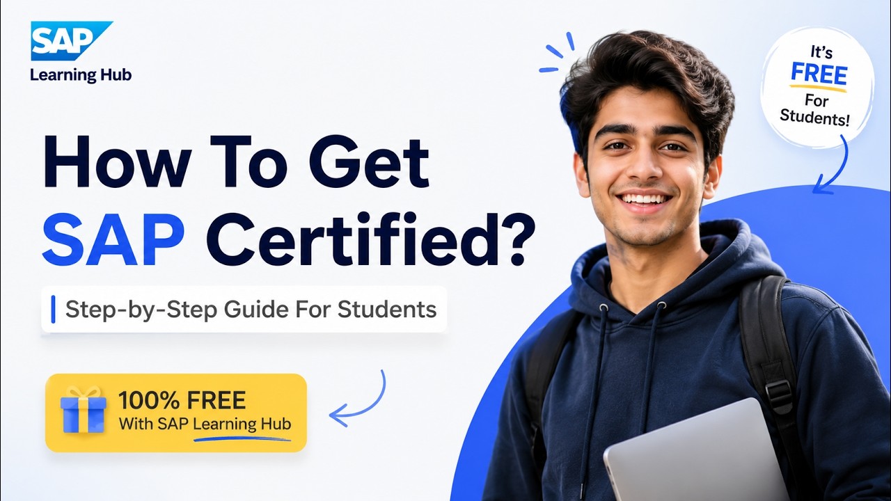 Сертификация SAP в 2026 году! | Бесплатно для студентов | SAP Learning Hub