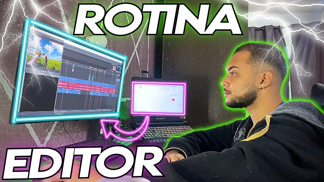 Trabalhando Em Casa Com Edição De Vídeos - Minha Rotina Sendo Editor!