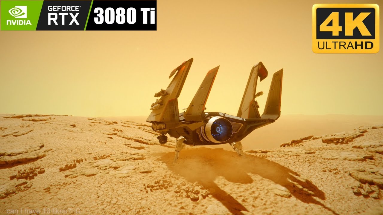 Star Citizen. Exploring Universe. Barren Planet. No commentary | 4K 60 FPS