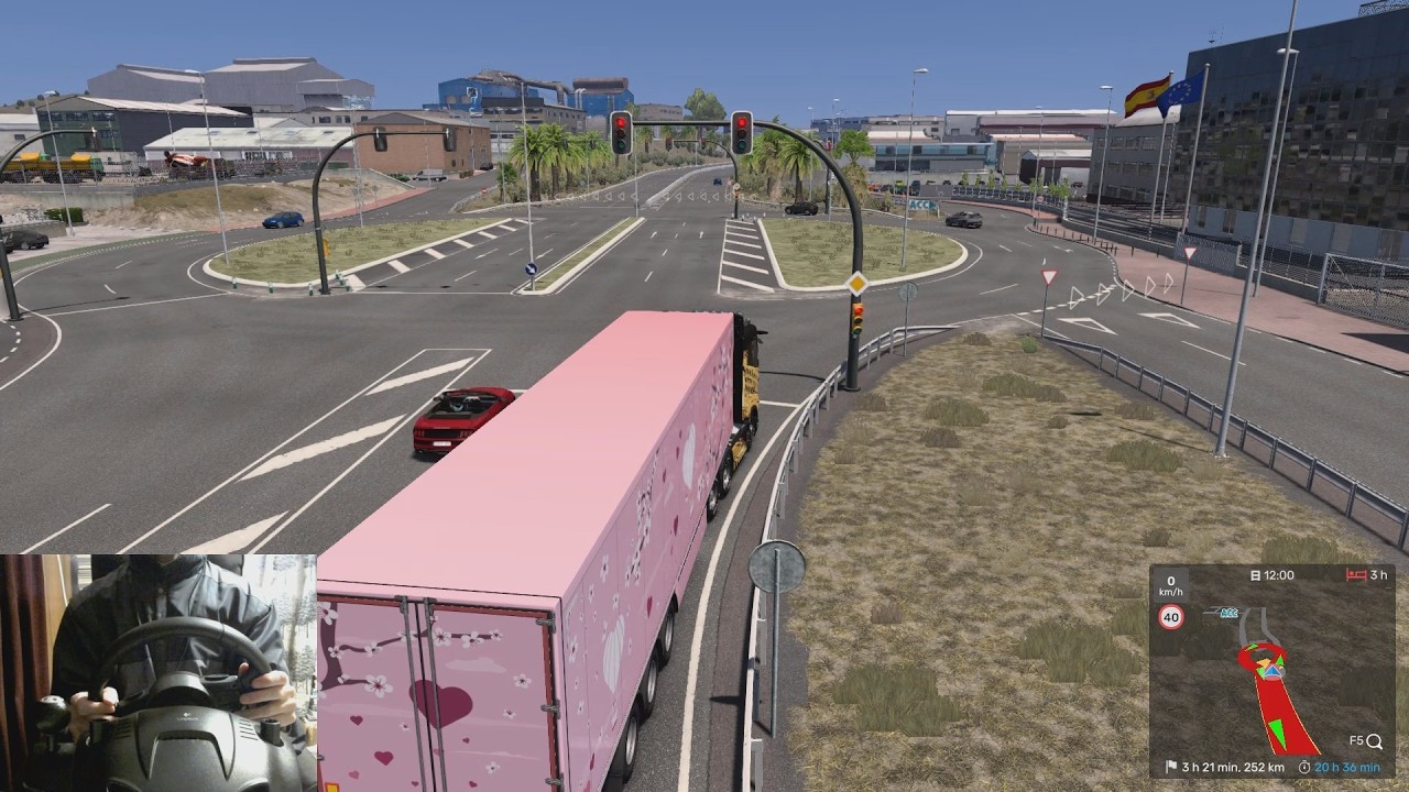 [ETS2] スペインのムルシアからアルメリアまでValentine Giftsを運ぶだけの動画 [Hearts in Bloom]