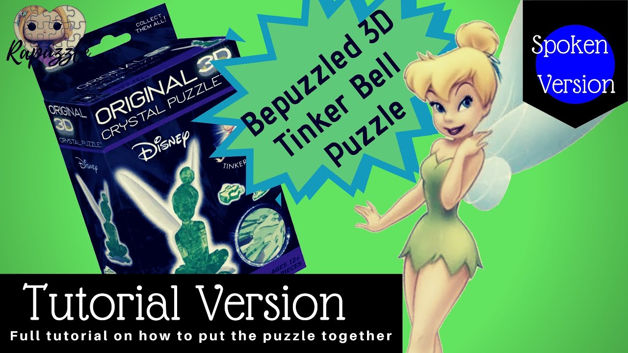 Bepuzzled 3D Crystal Puzzle- Tinker Bell- Spoken Tutorial Version