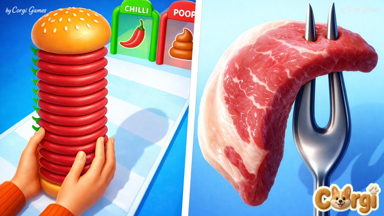 Burger Master VS King Of Steaks - All Level SpeedRun Gameplay Walkthrough iOS Android NEW UPDATE 