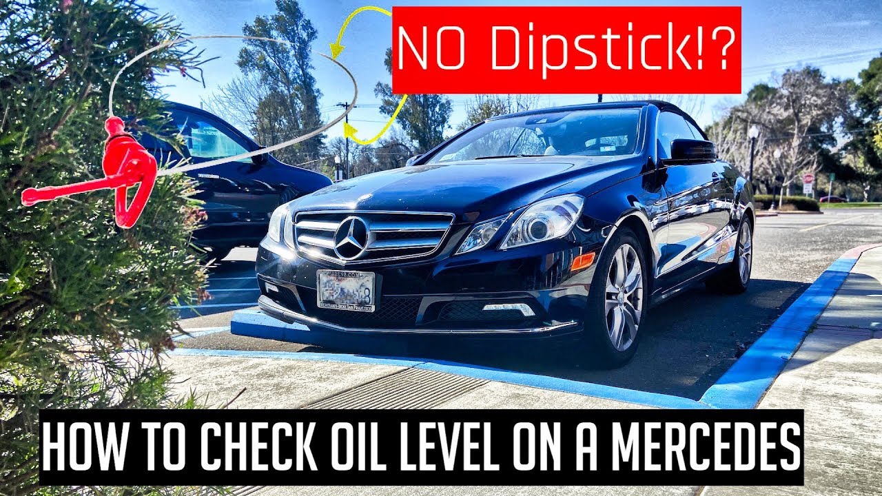 Как проверить уровень масла в Mercedes Benz | В Mercedes нет масляного щупа