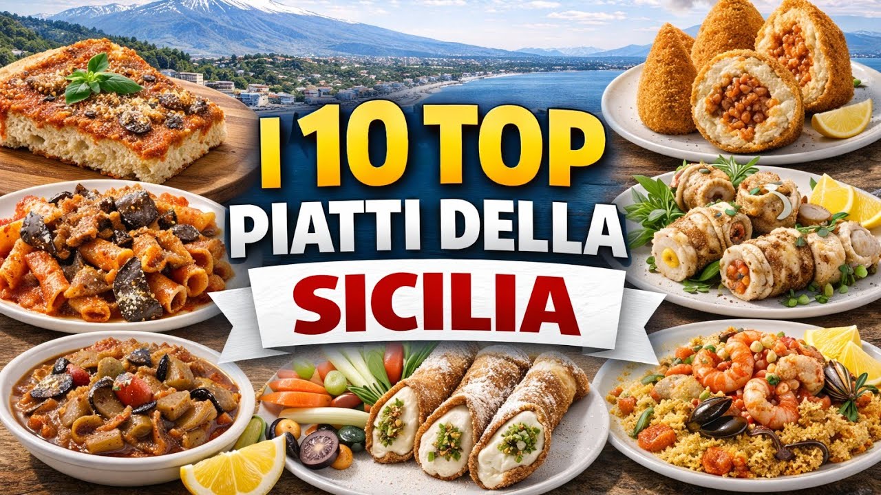 Top 10 piatti tipici da non perdere in Sicilia🇮🇹