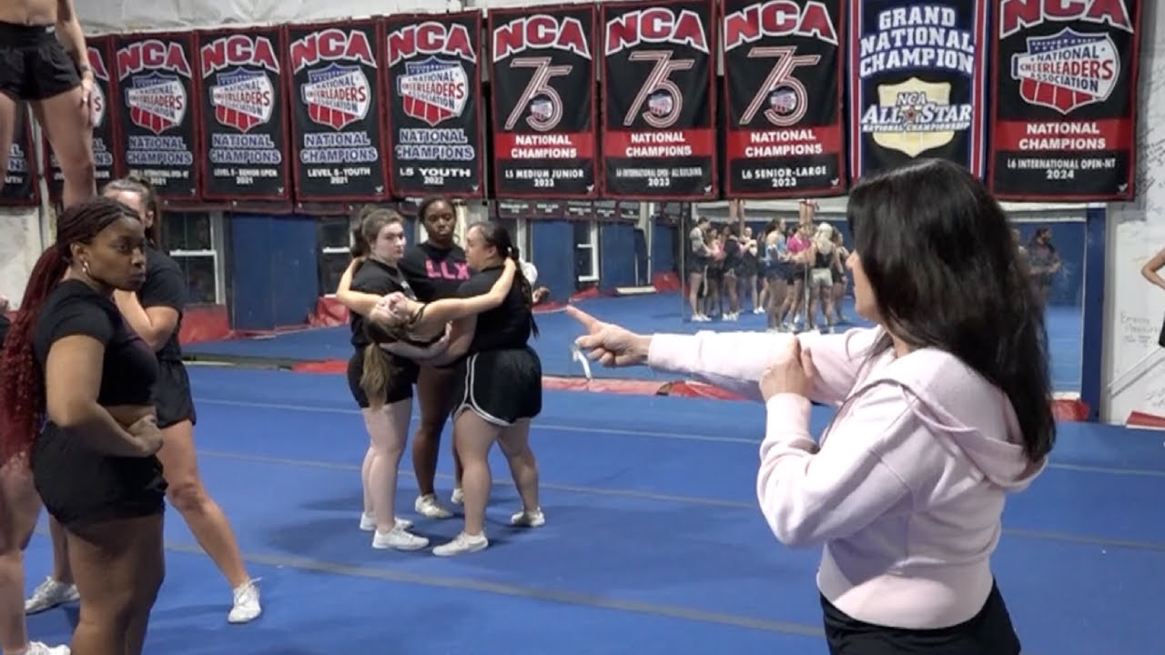 Cheer Extreme Lady Lux February 2025 practice ~ The Rebuild