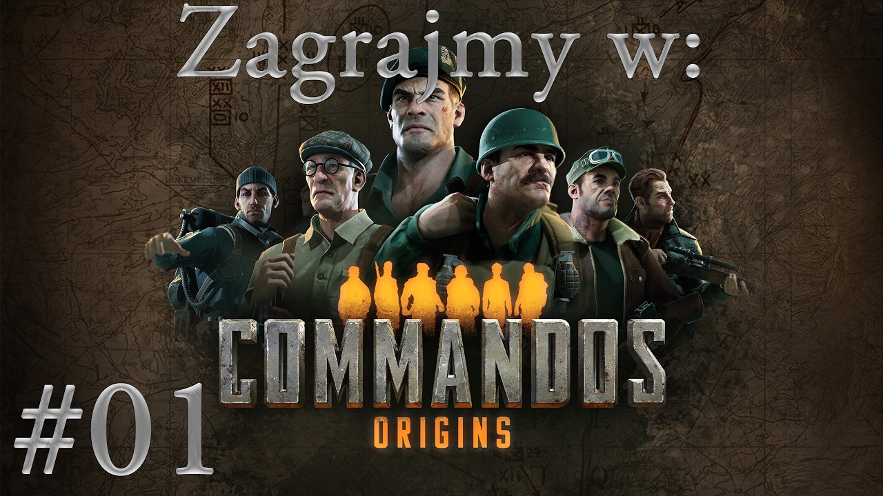 Zagrajmy w Commandos: Origins PL (01) - Misja 1 Operacja Daybreak Gameplay