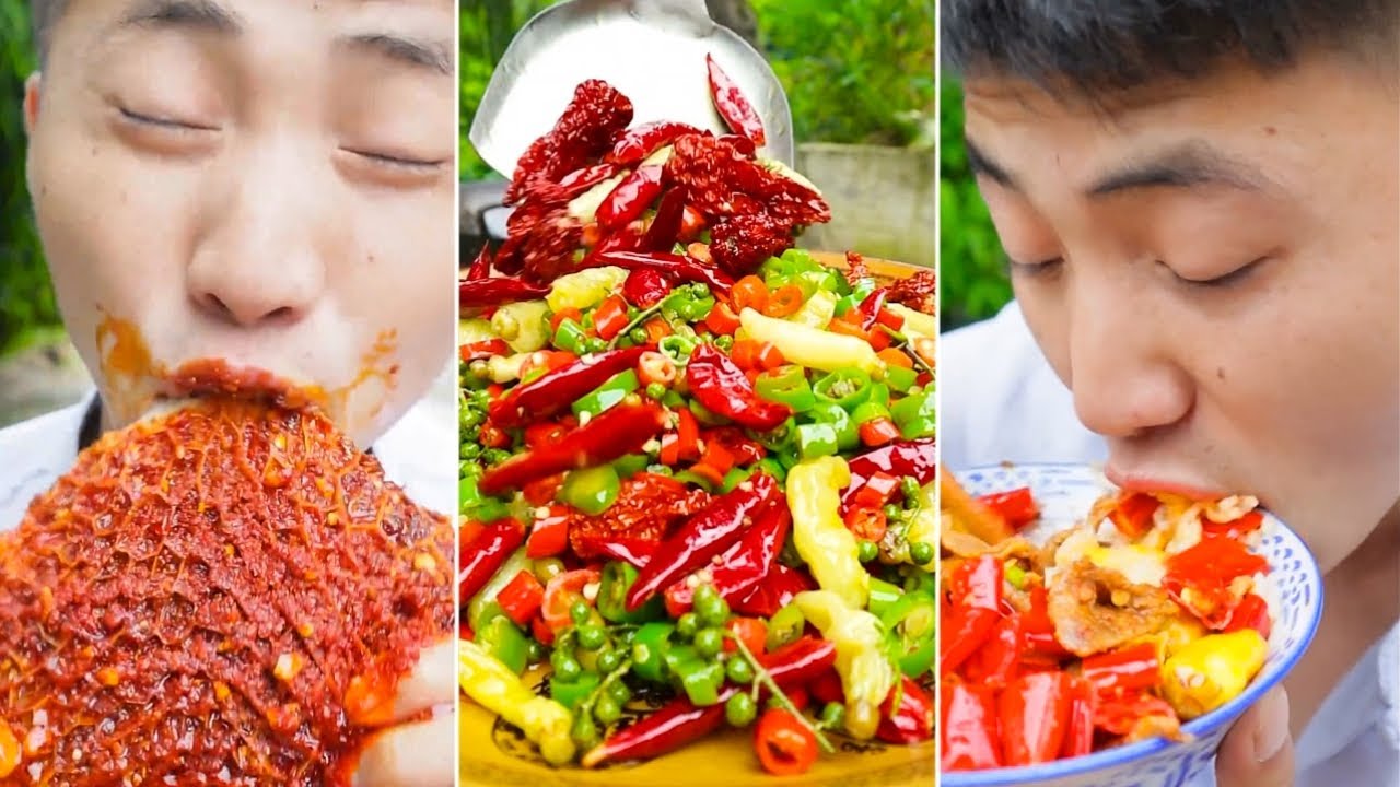 ASMR Mukbang | Chinese Spicy Food Challenge 🌶🌶🌶 Tik Tok China #9