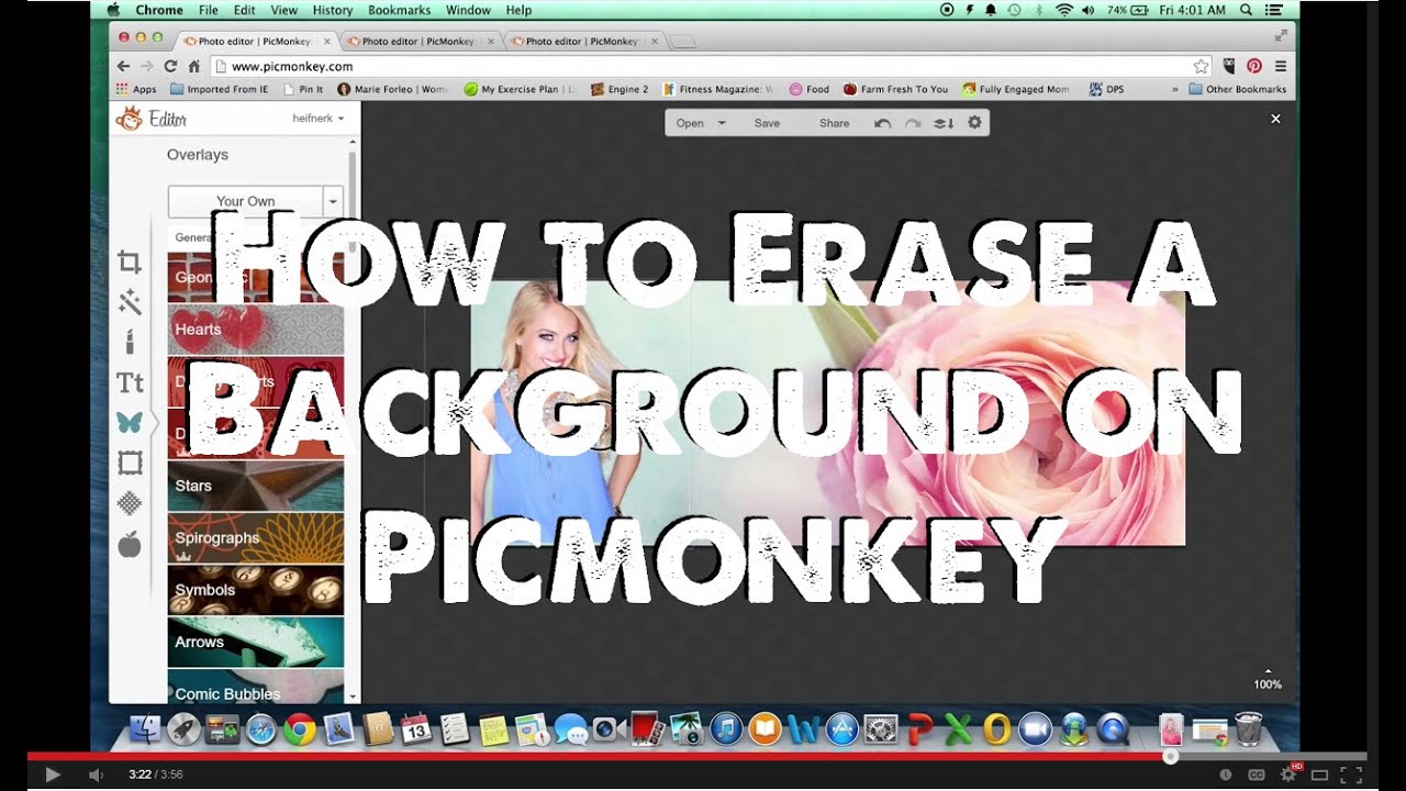 How to Erase Background on PicMonkey
