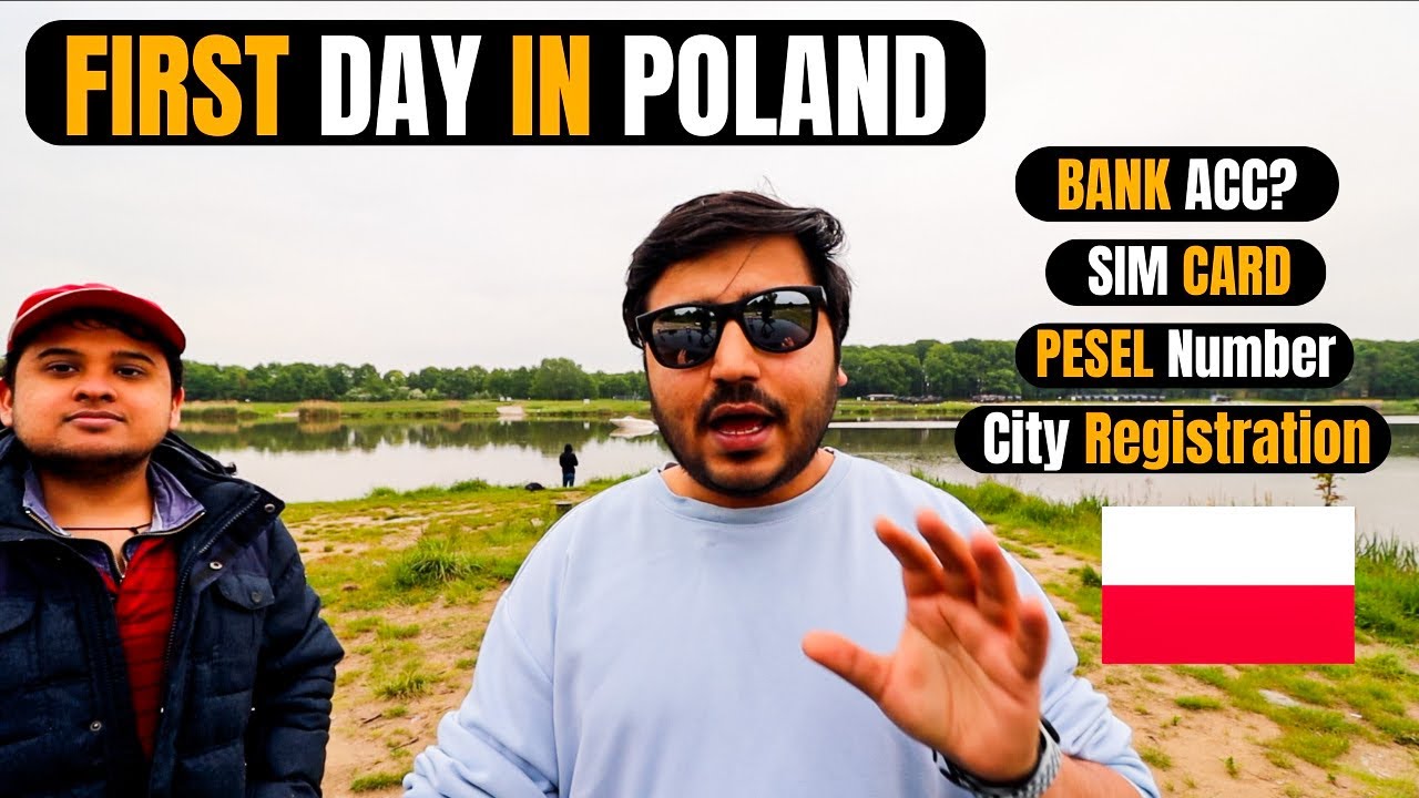 YOUR FIRST DAY IN POLAND 🇵🇱 | Things to do Right After Arriving in Poland| Work Permit Poland