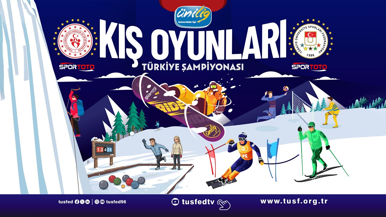 TÜSF | ÜNİVERSİTELER ARASI KIŞ OYUNLARI TÜRKİYE ŞAMPİYONASI 2026 3.GÜN | ERZURUM (KAR VOLEYBOLU)