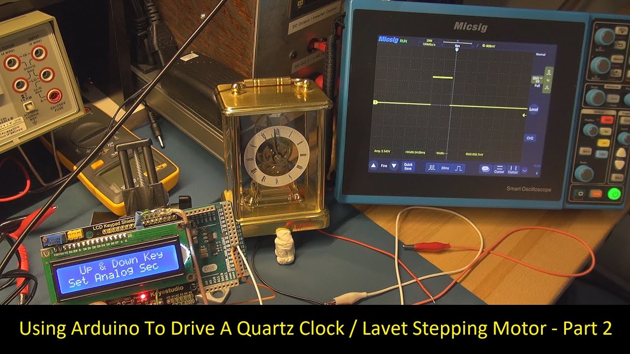 Using Arduino To Drive A Quartz Clock / Lavet Stepping Motor - Part 2