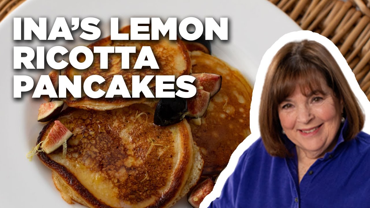 Barefoot Contessa's Lemon Ricotta Pancakes with Figs | Cook Like a Pro | Food Network