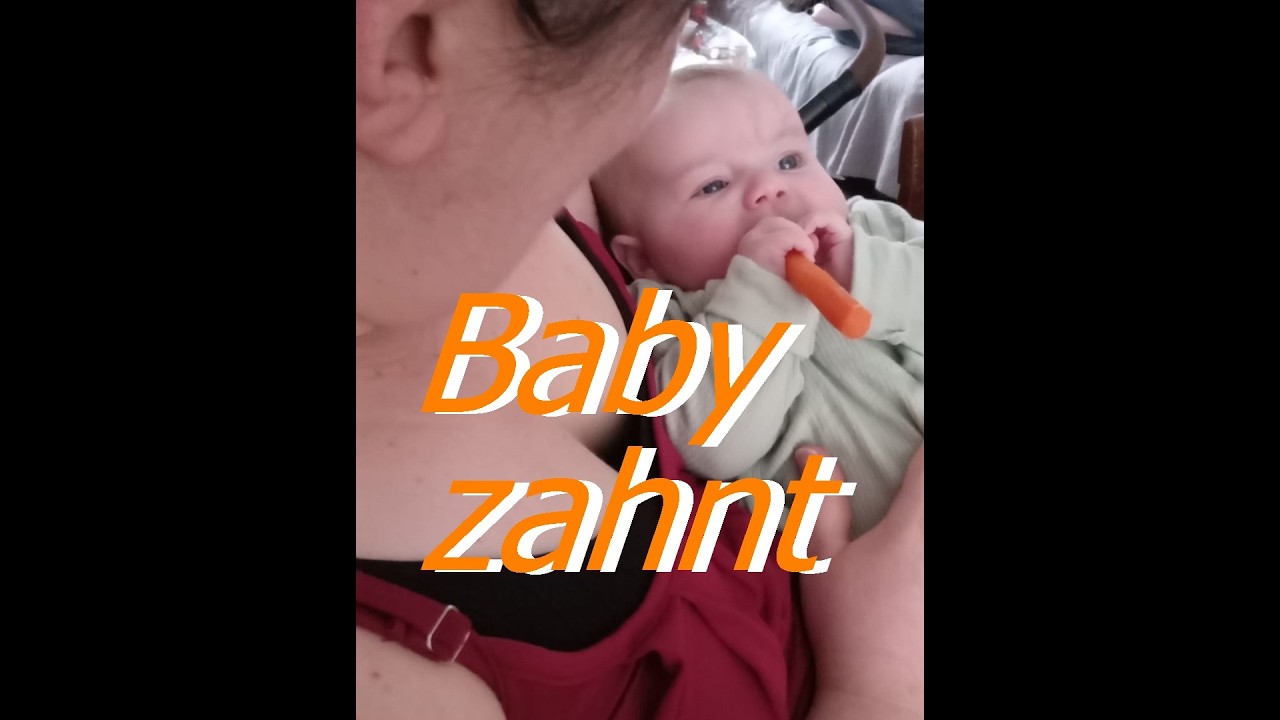 Zahnen bei Babys. So einfach können Sie dem Baby helfen